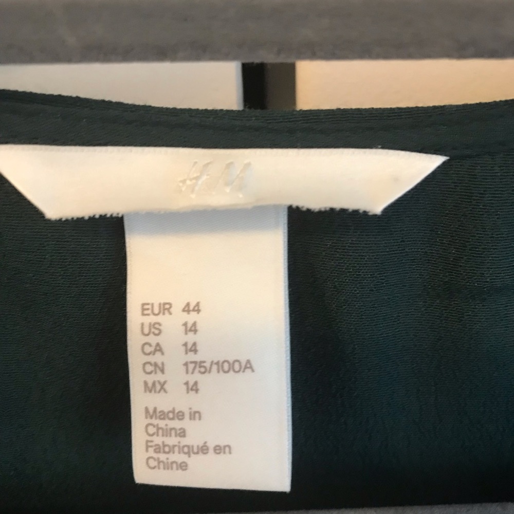 Dark green H&M dress